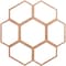 Ekena Millwork Florin Wood Fretwork Pierced Ceiling Medallion, Cherry, 34"OD x 12"ID x 3/8"T CMWP34X34X0375FOCH - alternate 1